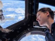 Sophie Adenot dans l'ISS. // Source : Flickr/CC/Nasa Johnson (photo modifiée) Sophie Adenot dans l'ISS. // Source : Flickr/CC/Nasa Johnson (photo modifiée)