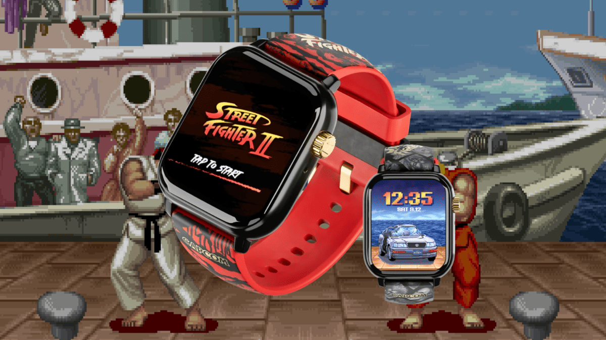 Cette montre permet de jouer directement au poignet à Street Fighter II