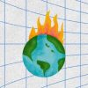 Terre en feu, illustration. // Source : Montage Numerama avec Canva