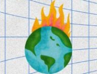 Terre en feu, illustration. // Source : Montage Numerama avec Canva