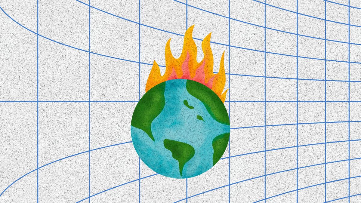 Terre en feu, illustration. // Source : Montage Numerama avec Canva Terre en feu, illustration. // Source : Montage Numerama avec Canva