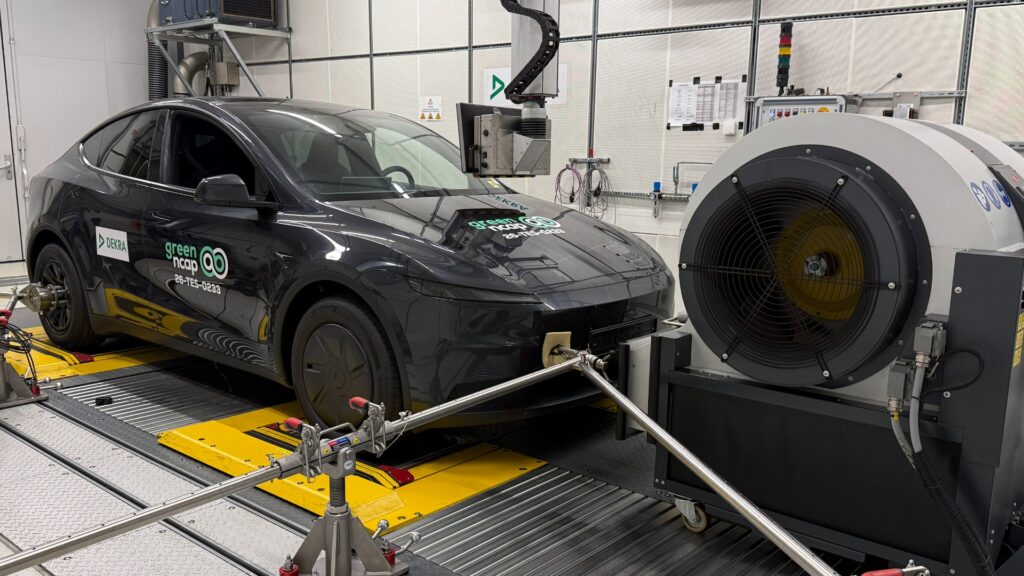 Le Tesla Model Y Propulsion est la voiture la plus propre selon Green NCAP. // Source : Green NCAP