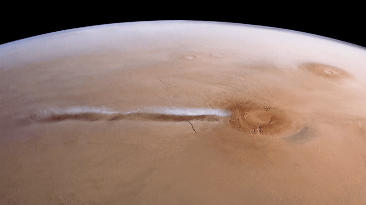 Sur Mars, cet étrange nuage est dû à un phénomène physique unique dans le Système Solaire