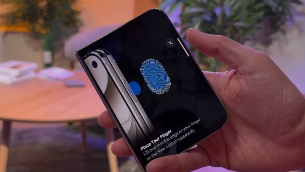 L'enregistrement de Touch ID n'a pas bougé en 10 ans : il faut tapoter le bouton et le bouger à chaque fois. L'enregistrement de Touch ID n'a pas bougé en 10 ans : il faut tapoter le bouton et le bouger à chaque fois.