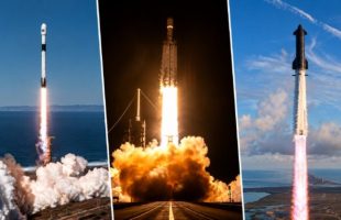 Source : Montage Numerama, SpaceX Source : Montage Numerama, SpaceX