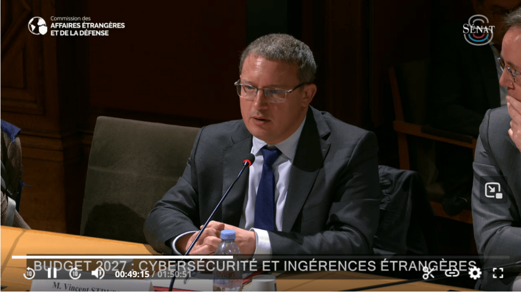 Vincent Strubel // Source : Sénat Vincent Strubel // Source : Sénat
